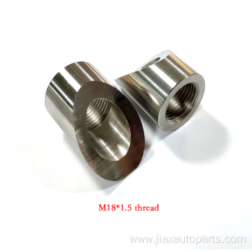 45 degree Notched welded nut for oxygen sensor